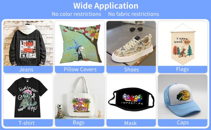 60 см Цифровая печать ДТФ Теплопередача ПЭТ пленка ДТФ принтер пленка мужчины холст обувь футболки печать ДТФ бумаги ПЭТ пленка 3