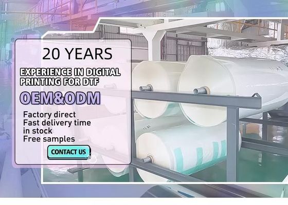 Пленка для печати DTF 42cm*100M блестящая Мат белый чернила печать пленка для одежды