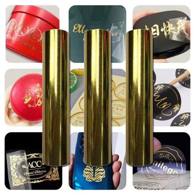 24 дюйма DTF Ab Pet UV Film Roll Золотая Серебряная A1 Ab UV Трансферная пленка