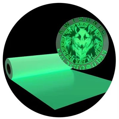 ПЭТ светит в темноте Печатная пленка для передачи тепла Цифровая горячая печать для одежды