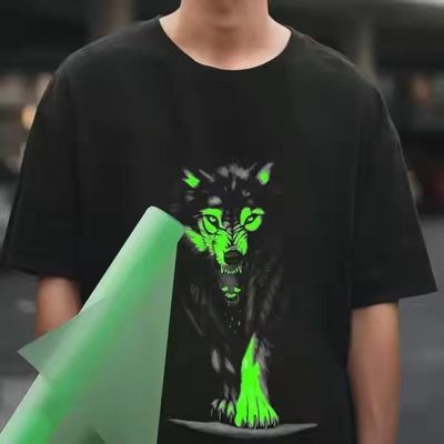 60 см DTF Glow in the Dark Transfer Paper Film A3 Теплопередающая пленка для PET-пленки для переноса одежды
