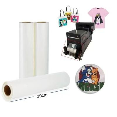 Найти идеальный матовый DTF Материалы для печати 30cm 60cm Dtf Transfer Pet Film Roll Paper Single Film Roll Dtf Pet Film
