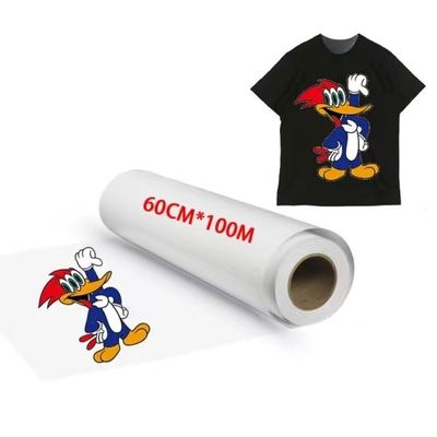 30cm*100m 75U Release Pet Film Roll Двухсторонний холодный пилинг горячий пилинг тепловой прозрачный пленка 30cm для футболки DTF