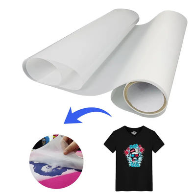 Двойная односторонняя пленка DTF для домашних животных 30CM 33CM 60CM*100M Roll Heat Transfer 75Micron Hot Cold Peel DTF Film
