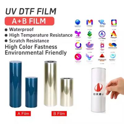 UV Dtf Transfer Ab Pet Film Roll Ab Film Transfer Dtf Pet A3 30 см УФ Дтф пленка для УФ-принтера