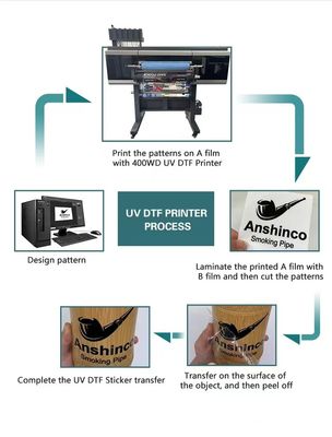 UV Dtf Transfer Ab Pet Film Roll Ab Film Transfer Dtf Pet A3 30 см УФ Дтф пленка для УФ-принтера