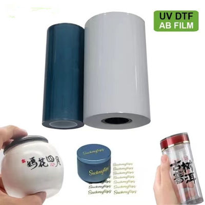 UV DTF Пленка Пакет A*100m+B*100m Пленка 0,6*100m для рулонов UV принтер Наклейка UV DTF AB Пленки