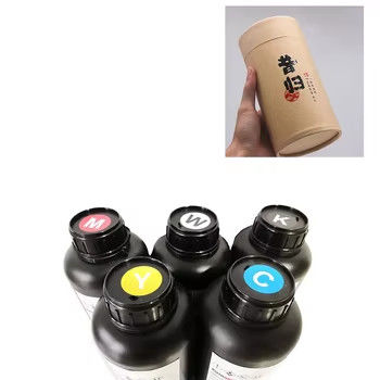 CMYKW + Vanish 500ml LED цифровой ультрафиолетовый отвердитель печатного чернила для печати с четким разрешением