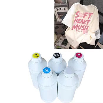 1000 мл CMYK теплопередающая текстильная печать белый DTF чернила для Epson I3200