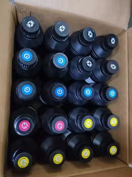 УФ чернила CMYK+V для Epson dx7/dx5/dx4 принтер головы 1L использование для кожи телефонного чехла
