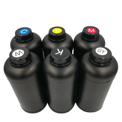 CMYKW + Vanish 500ml LED цифровой ультрафиолетовый отвердитель печатного чернила для печати с четким разрешением