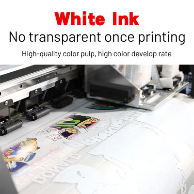 PET Transfer DTF Ink CMYK+W на водной основе Цветные чернила DTF