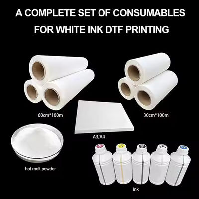 60cm*100m Roll Hot Peel Double Site Coated Custom Heat Transfer Dtf Pet Film (Ролл горячее очищение двойного места, покрытый специальной теплопередачей Dtf Pet Film)
