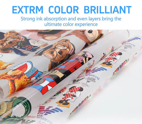 30CM*100M Hot Peel Single Double Side Roll DTF Transfer Film для струйного принтера DTF