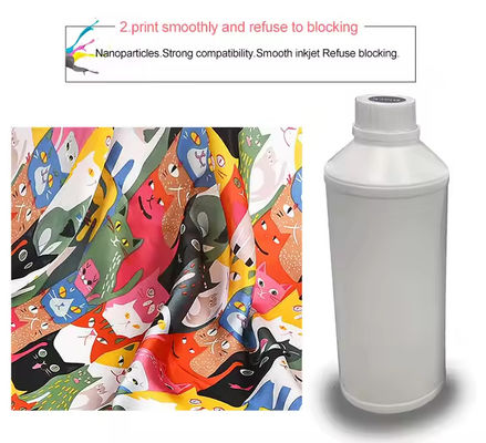 CMYK W Цвета 500ml Dtf Пигмент чернила Печать теплопередачи для водной принтер