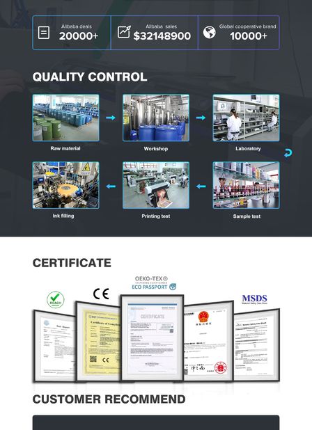 Китай DONGGUAN EASY PRINTING MATERIAL CO.,LTD Сертификаты